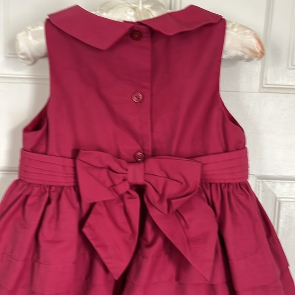 Janie & Jack Burgundy Special Occasion dress - Picture 4 of 7